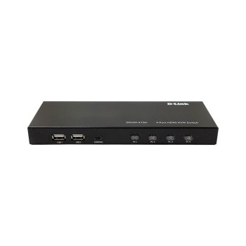 D-Link 4 Port KVM Switch with HDMI and USB Ports DKVM-410H